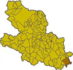 Locatie van Castel di Sangro in L'Aquila (AQ)