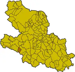 Locatie van Castellafiume in L'Aquila (AQ)