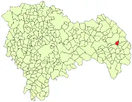 Kaart van Castellar de la Muela