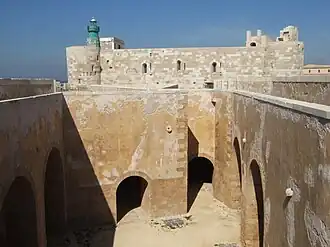 Binnenzijde van Castello Maniace