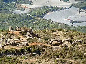 Ruïne van het Fort van Bernia