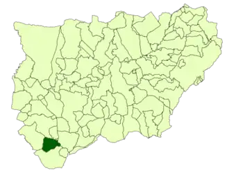 Kaart van Castillo de Locubín