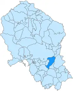 Kaart van Castro del Río