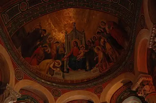 Gewelf, kapel van de Maagd