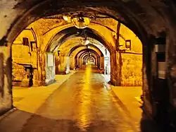 Een van de hoofdgalerijen