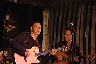 Jacques Pellen (links) met Ronan Pellen in 2007