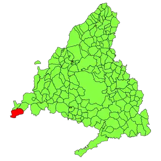 Kaart van Cenicientos