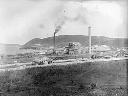 Historische afbeelding van het centrum van Guánica