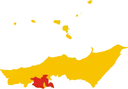 Locatie van Cesarò in Messina (ME)