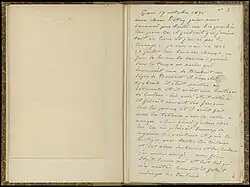 Autobiografie César De Cock - Universiteitsbibliotheek Gent - Boekentoren