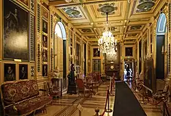 Interieur van het kasteel