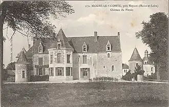 Het kasteel van Plessis-Lionnet te Meigné-le-Vicomte