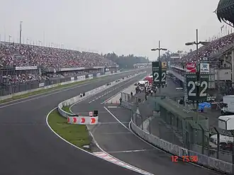 Het racecircuit Autódromo Hermanos Rodríguez