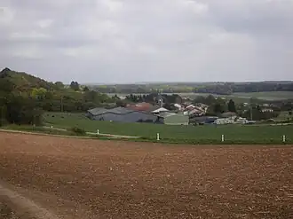 gezicht op Chanville / Hanhausen