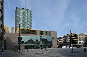 Het winkelcentrum aan het place Verte