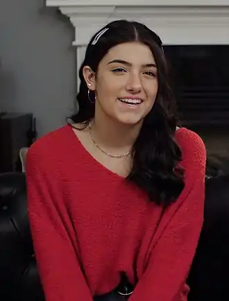 Charli D'Amelio in 2020