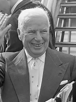 Charlie Chaplin halverwege de jaren zestig