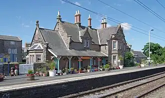 Voormalig stationsgebouw, in 2014 woonhuis