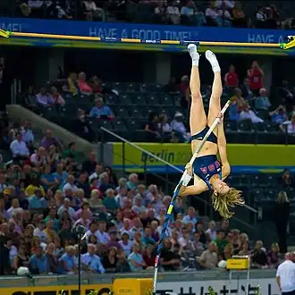 Tijdens WK 2009 in Berlijn