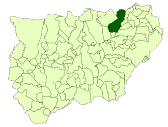 Kaart van Chiclana de Segura