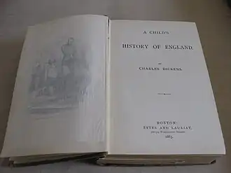 De titelpagina van een Amerikaanse editie uit 1883