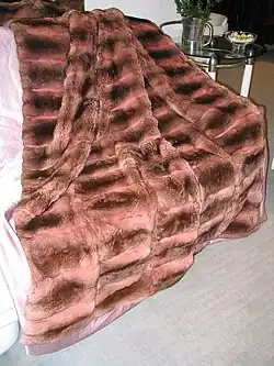 Plaid van chinchillabont