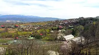 Dorpen in Imereti Hoogland