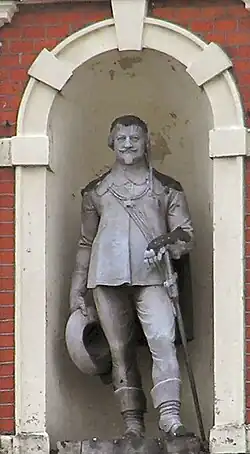 Koning Christiaan IV in Kristianstad