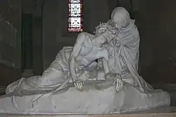 'Christus en de Heilige Veronica' van Auguste Carli in de kathedraal van Marseille