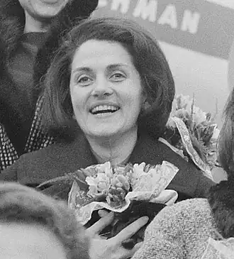 Christiane Legrand, Schiphol 4 maart 1964