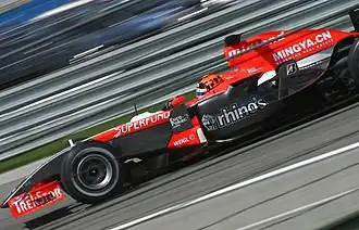 Christijan Albers aan het stuur,Verenigde Staten 2006