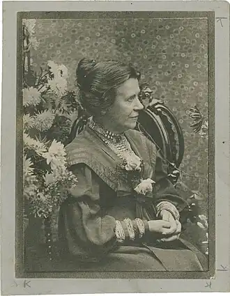 Christine de Bosch Kemper omstreeks 1895