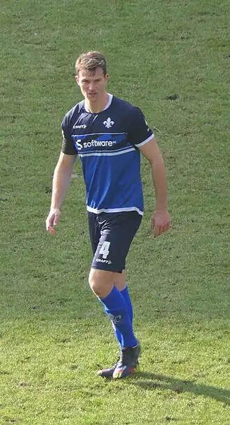 Zimmermann namens Darmstadt 98 in februari 2023