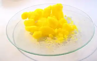 Natriumchromaatkristallen