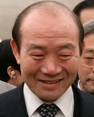De Zuid-Koreaanse president Chun Doo-hwan, op wie de aanslag was gericht.