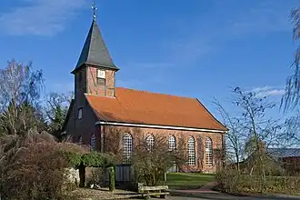Evang.-lutherse kerk te Langendorf (bouwjaar 1831)