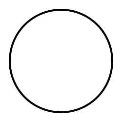 Cirkel, de triviale knoop.