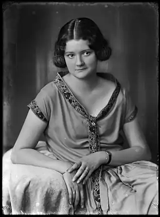 Claire Bonebakker in 1924