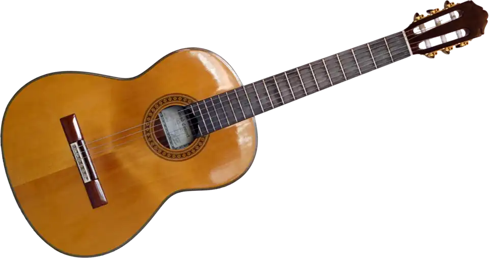 Een klassieke gitaar