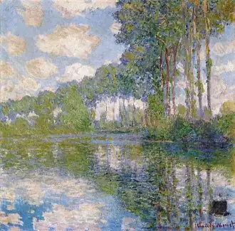 Populieren langs de Epte, Claude Monet