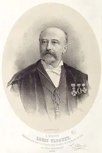 Louis Cloquet geportretteerd door Florimond Van Loo (1898)