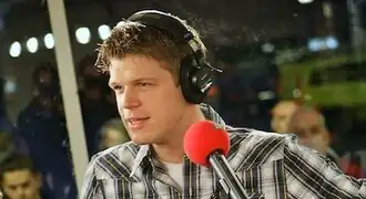 Coen Swijnenberg tijdens de 3FM Serious Request-actie in 2008.