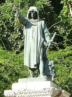 Monument voor Cola di Rienzo, 1887.