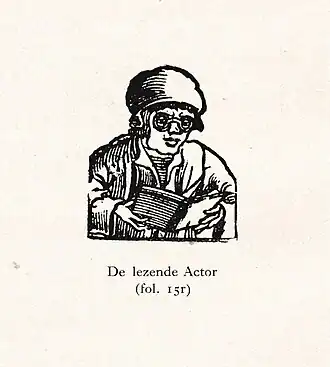 Afbeelding van Colijn Caillieu in de editie van tDal sonder wederkeere van Paul de Keyser uit 1936 (pag. 142)