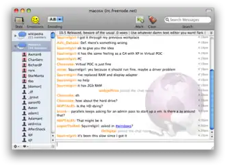 Colloquy op Mac OS X 10.5