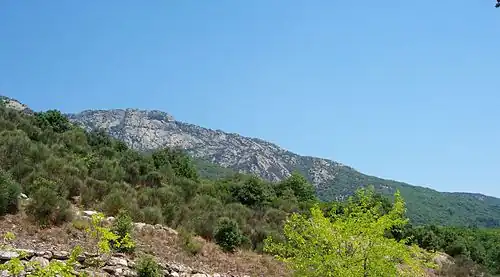 Landschap bij Colombières-sur-Orb
