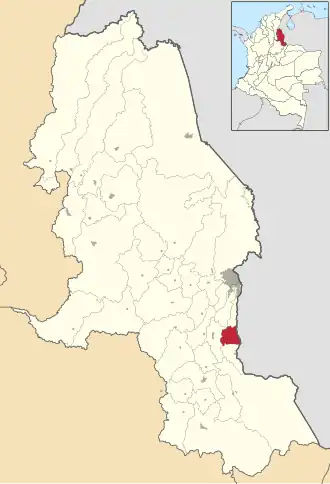 Locatie van Ragonvalia