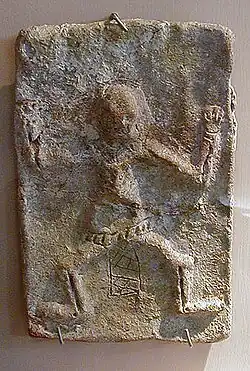 Comalcalco, waar Maya's bij uitzondering bakstenen gebruikten in plaats van gehouwen kalksteen. De ingeschreven binnenzijden van de bakstenen waren niet zichtbaar.