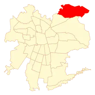 Kaart van Lo Barnechea