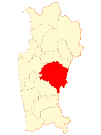 Kaart van Monte Patria